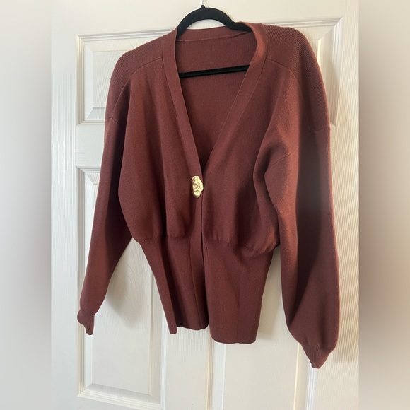 Commense Brown Women's Sweater - Picture 5 of 7